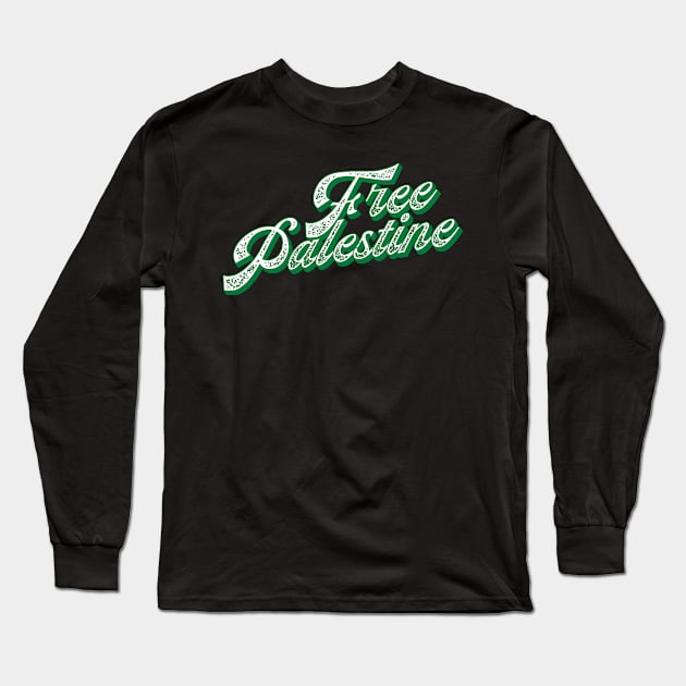 Free Palestine Support Palestine Long Sleeve T-Shirt by tiden.nyska